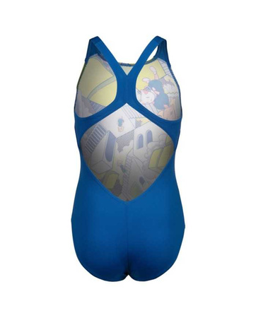 ARENA STROJE PŁYWACKIE GIRL'S FANTASIZE V BACK MULTI GREY ROYAL 006677/527 140 (10-11)