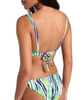 Strój kąpielowy damski dwuczęściowy Arena Women's Bikini Bralette Allover Zebra