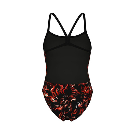 Strój kąpielowy damski Arena Women's Graphic Swimsuit Challenge Multi-Black