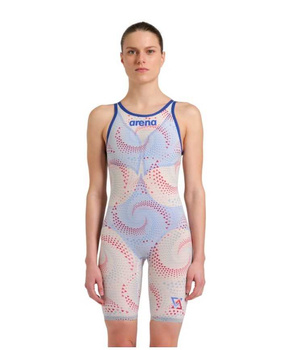 Strój startowy damski Arena Women's Powerskin Carbon Air2 OpenBack Fireflow