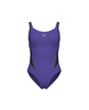 Strój kąpielowy damski Arena Women's Bodylift Makimurax Strap Back Violet Night Grey