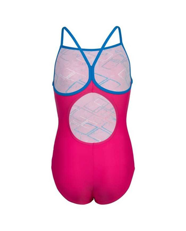 Strój kąpielowy dziewczęcy Arena Girl's Daly Light Drop Freak Rose Blue China