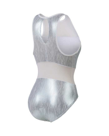 Strój kąpielowy damski Arena Women's Mesh Swim Pro Back Graphic White Multi