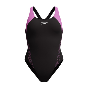 Strój kąpielowy damski Speedo HyperBoom Racerback Black Pink