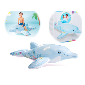 Delfin dmuchany materac do pływania Intex Dolphin 175 x 66 cm