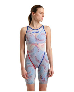 Strój startowy damski Arena Powerskin Carbon Glide OpenBack Fireflow