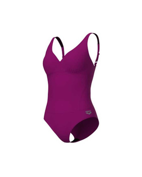 Strój kąpielowy damski Arena Women's Bodylift Swimsuit Maura U Back Grape Violet