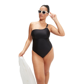 Strój kąpielowy jednoczęściowy damski na basen Speedo Asymmetric Black