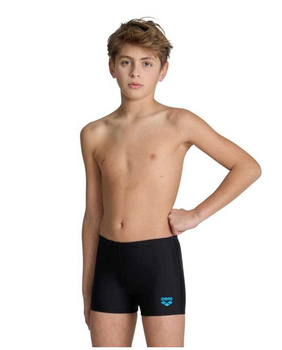 Bokserki kąpielowe chłopięce Arena Boy's Multi Pixels Swim Short Black Multi Turquoise