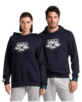 Bluza sportowa Unisex Arena Hooded Sweat Graphic Navy 