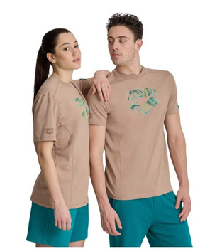 Koszulka Unisex Arena T-shirt Logo Cotton Carmel