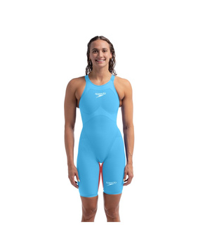 Strój startowy pływacki damski Speedo Lzr Valor 2.0 Openback Blue