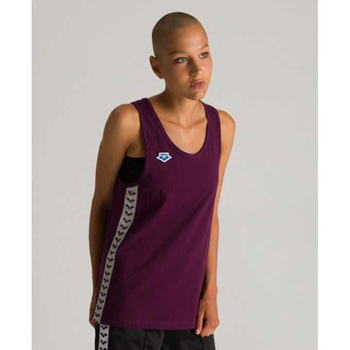 Top damski Arena Women Tank Top Team Icons Red Wine