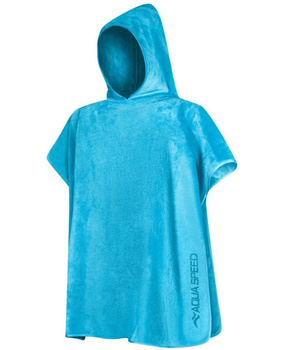 Poncho ręcznik z mikrofibry dla dzieci Aqua Speed 70x120 cm