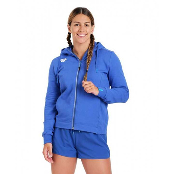 Damska bluza sportowa Arena Women's Team Hooded Jacket Panel Royal