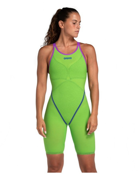Strój startowy damski Arena Powerskin Women's Primo Emerald Boa OpenBack