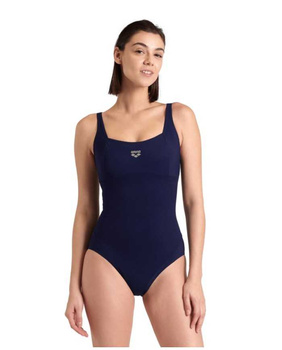 Strój kąpielowy damski Arena Women's Bodylift Swimsuit Jenny Lightcross Back Navy