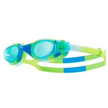 Okulary do pływania na basen dla dzieci Tyr Vesi Junior Tie Dye Green