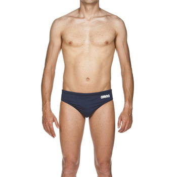 Kąpielówki slipy męskie Arena Men's Solid Brief Navy White