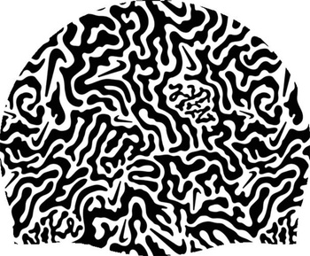 Czepek pływacki Unisex Nike Cap Black White