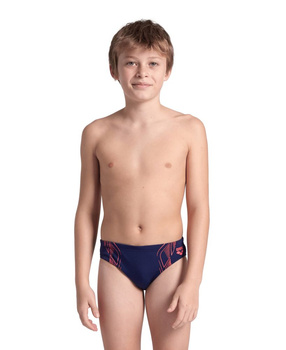 Kąpielówki slipy chłopięce Arena Boy's Reflecting Briefs Navy