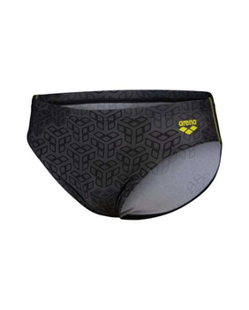Kąpielówki slipy męskie Arena Men's Camo Kikko Briefs Black Multi 