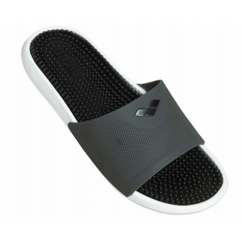Klapki basenowe Arena Marco X Grip Hook Dark Grey Black White