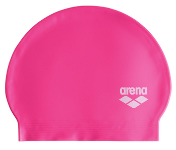 Czepek pływacki na basen lateksowy unisex Arena Soft Latex II Neon Pink