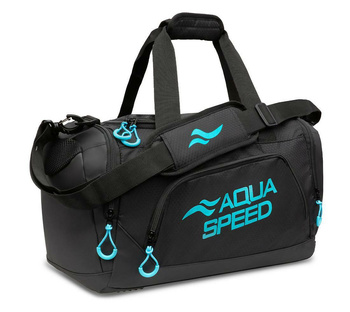 Torba sportowa na basen siłownię podróż na ramię Aqua Speed Duffel Bag 33L Black