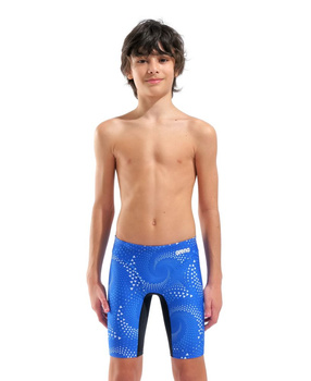 Kąpielówki chłopięce Arena Boy's Fireflow Swim Jammer Black Team Royal
