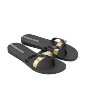 Klapki japonki damskie Ipanema Kirei Fem Black Gold