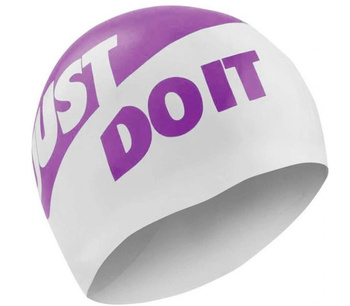 Czepek pływacki na basen Nike Slogan Cap Purple