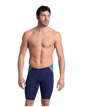 Spodenki kąpielowe męskie treningowe Arena Men's Camo Kikko Swim Jammer Navy Water Multi