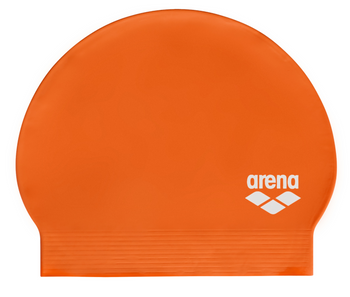 Czepek pływacki na basen lateksowy unisex Arena Soft Latex II Orange
