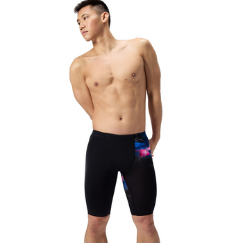 Kąpielówki męskie spodenki kąpielowe Speedo Jammer Placement Printed Black Pink