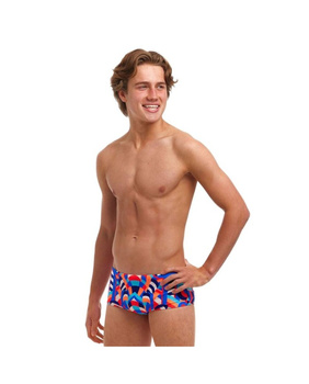 Bokserki chłopięce kąpielowe Funky Trunks Boy's Sidewinder Showtime