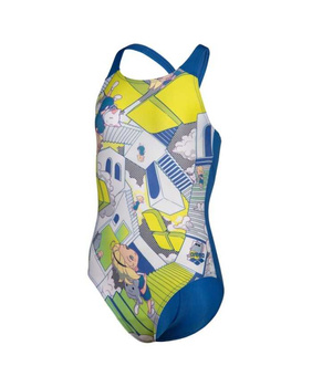 ARENA STROJE PŁYWACKIE GIRL'S FANTASIZE V BACK MULTI GREY ROYAL 006677/527 140 (10-11)