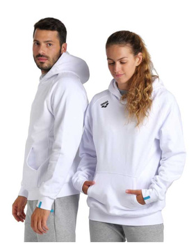 Bluza sportowa z kapturem Unisex Team Hooded Sweat Panel White