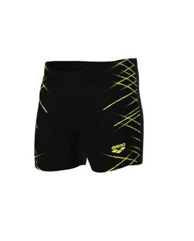 Kąpielówki męskie Arena Men's Mid Jammer Black Soft Green