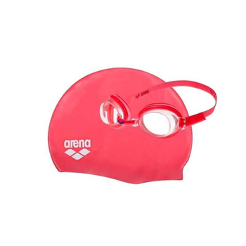 Zestaw pływacki dla dzieci Arena Pool Set Junior Fuchsia Clear White