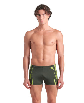 Męskie spodenki kąpielowe na basen bokserki Arena Poseidonia Dark Sage