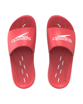 Klapki basenowe antypoślizgowe męskie Speedo Slides Red