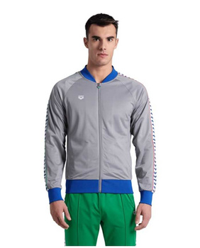 Bluza męska rozpinana Arena Men Relax IV Team Jacket Og Grey Royal Multi