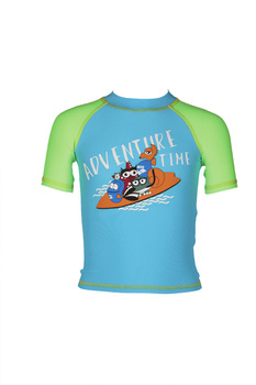 Koszulka dziecięca ochronna UV na basen plażę Arena Boy's AWT Green