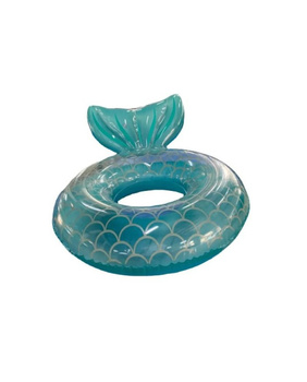 Koło dmuchane do pływania dla dzieci Syreni Ogon Green