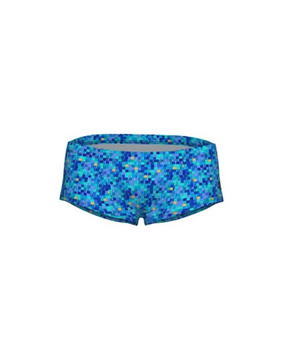 Kąpielówki męskie Arena Men's Pooltiles Low Waist Short Blue Multi