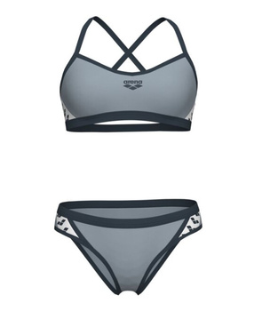 Strój kąpielowy damski Arena Woman's Icons Bikini Sea Foam Asphalt
