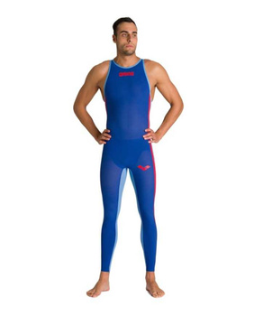 Strój startowy męski Arena Men's Powerskin R-Evo OW FBLLCB Ocean Blue