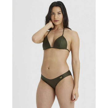 Strój kąpielowy damski Arena Triangle Bikini Solid Dark Olive
