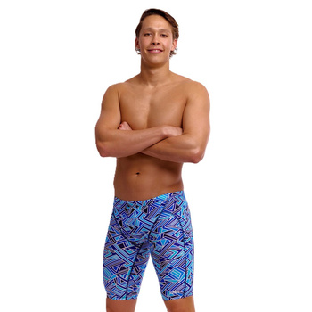 Spodenki kąpielówki męskie Funkita Jammery Blue Bits